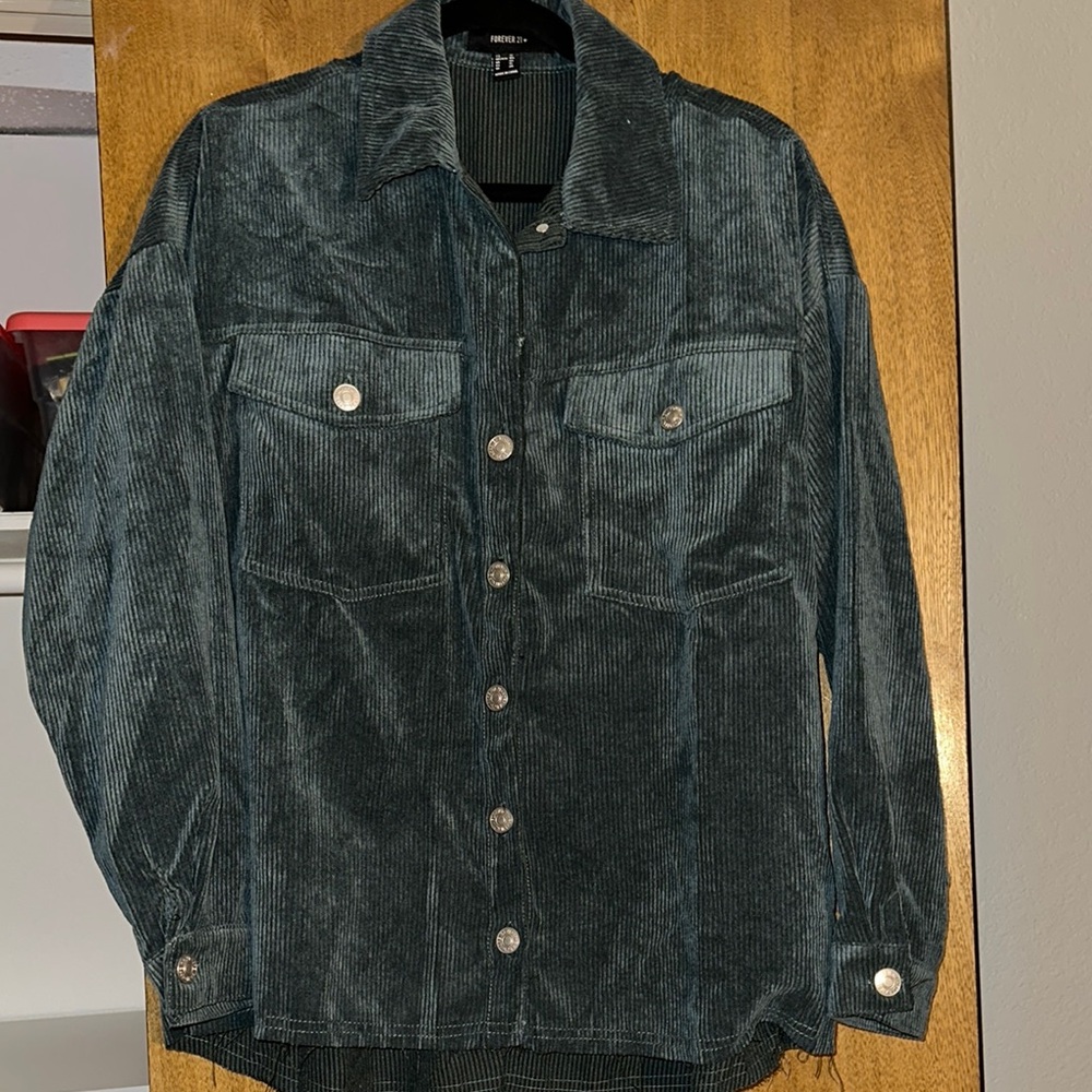 Women’s Corduroy Jacket in Green